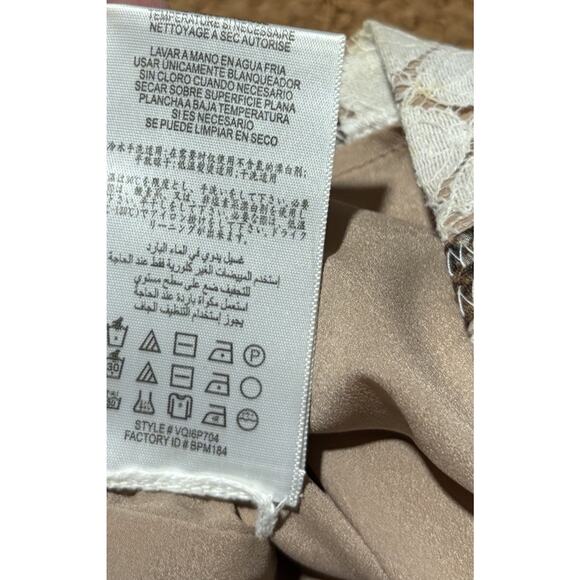 BCBG Maxazria Andreea White Cotton Blend Lace Sheath Dress Size 8 - Picture 4 of 7